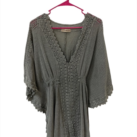 Cotton Natural beach tunic - Picture 1 of 4